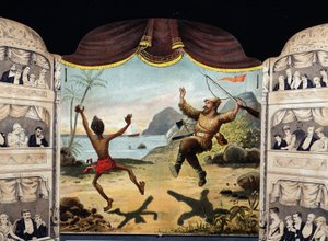 Robinson Crusoe og fredag av Unknown artist