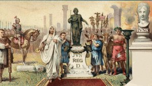 Romersk politisk system. Tribune de la plebe: Caius Sempronius Gracchus (Gaio (Caio) Sempronius Gracco) (154-122 f.Kr.), en romersk statsmann (kallenavnet "Les Gracques" med sin bror) opprettet for kolonien en ny by (Junonia) i Kartago. Kromolito av Unknown artist