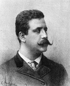 Ruggero Leoncavallo. Italiensk komponist (1858 til 1919). av Unknown artist