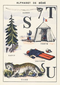 S T U: sabel, for, leie, tiger, uniform av Unknown artist