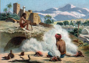Scenes of Missing Kingdoms: Ruins of Golcond. Golkonda eller Golconda er en ruinby og festning som ligger 8 kilometer vest for hovedstaden Hyderabad i den indiske delstaten Andhra Pradesh. Denne mektige staten var aneanti på 1600-tallet av mongolene. T av Unknown artist