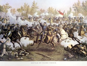 Sesession War (1861 - 1865) eller amerikansk borgerkrig: 19. oktober av Unknown artist