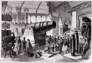 Seksjon for prøyssisk metallurgi (Canon) i Maskingalleriet av Unknown artist