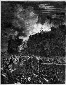 Syvårskrig - Angrep og fangst av Port Mahon på øya Menorca, 29. juni av Unknown artist