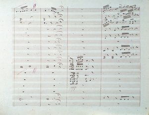 Noter til Grande-symfonien (op. 8) av Carl August Cannabich av Unknown artist