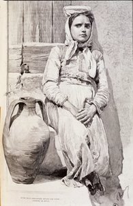siciliansk jente av Unknown artist