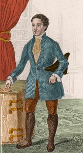 Siecle des Lumieres: portrett av Denis Diderot (1713-1784), fransk forfatter og filosof. Gravering fra 1876. av Unknown artist