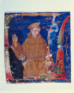 Enkelt illustrasjon fra en tapt kodeks fra andre halvdel (pergament) av Unknown Artist