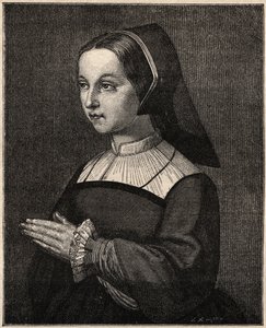 St Jane Frances de Chantal - Portrett av Saint Jeanne-Francoise (Jeanne Francoise Fremyot, baronesse av Rabutin de Chantal) av Chantal Grunnlegger av besøket (1572-1641) (Portrett av Saint Jane Frances de Chantal (Jeanne-Francoise Fremyot, baronesse av VS av Unknown artist