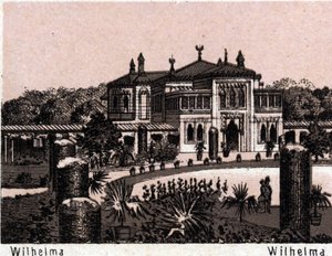 Stuttgart, Germany: view of Wilhelma. in “” The world illustrates 168 views”” Undated (late 19th century) av Unknown artist