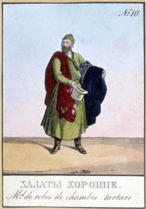 Tartardressingforhandler i Russland på 1800-tallet. av Unknown artist