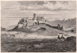 Akropolis i Athen i løpet av XIX århundre av Unknown