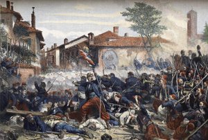 The Battle of Magenta on June 4 av Unknown artist