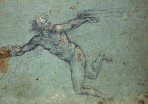The Fall of icarus - "" The Fall of Icarus"" Tegning fra 1600-tallet av Unknown artist