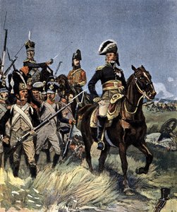 De store slagene - marskalk Michel Ney (1769-1815) ved Friedland, 14. juni av Unknown artist