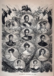 Orleans-familien i 1830 - Louis Philippe - av Unknown artist