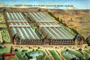 Palais du Champ de Mars på den universelle utstillingen i Paris i 1878 av Unknown artist