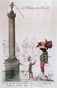 The Reflection of a Miserable - And to say, that my dream of greatness could not rise up to him..., Take a ladder, Dad, you