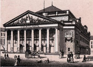 The Royal Theatre in Brussels in Belgium in “The world illustrates 168 views”” Undated (end of 19th century) av Unknown artist