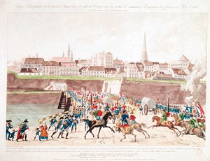 Den franske hærens triumferende inntog i Wien, 13. november av Unknown artist