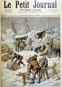 The Wellman Polar Expedition: Camp on the Ice, "" The Petity Journal"", 27.08.1894 av Unknown artist