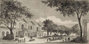 The Wines Warehouse i Paris i 1861 - Eaux de vie-distriktet av Unknown artist