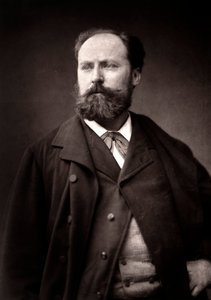 Kunstneren Henri-Paul Motto fotografert i anledning Paris-salongen i 1881 av Unknown