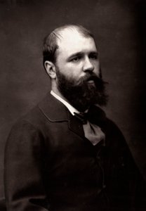 Kunstneren Jean-Jacques Scherrer fotografert i anledning Paris-salongen i 1881 av Unknown