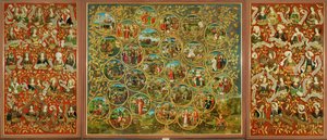 Slektstreet til Babenberg-markgrevene og hertugene, de første herskerne av «Ostarrichi» av Unknown Artist