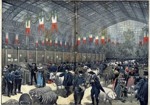 The general agricultural competition of Paris - March 14 av Unknown artist
