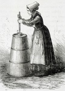 The piston baratte - i "" The wonders of the industry"" av Louis Figuier av Unknown artist