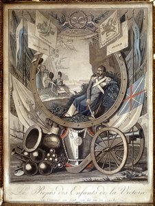 Resten av barna til seier: allegori om soldatene fra Napoleonskrigen. n.d. 1800-tallet. av Unknown artist