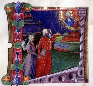 Noahs offer. Antifoni fra 1400-tallet. Biblioteca de Lodi av Unknown artist