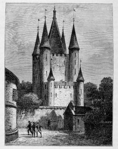 Tempeltårnet - gravering av Unknown artist