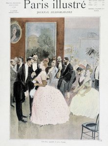 En ball - i «Illustrated Paris»» av Unknown artist