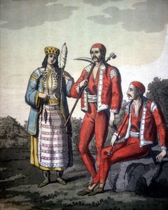 Ushcocci-pirater som bor i Dalmatia. av Unknown artist