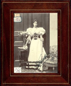 Victoria Melita de Saxe Cobourg-Gotha - Prinsesse Victoria Melita av Saxe-Coburg og Gotha (1876-1936), Anonym. Sølv gelatin fotografering av Unknown artist