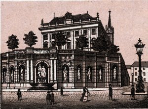 Vienna, Austria: view of the fountain Francois Joseph (Francois-Joseph) (Francis Joseph