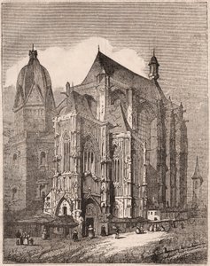 Utsikt over katedralen i Aachen, Rheinland-Westfalen, Tyskland av Unknown