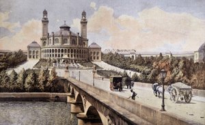 Utsikt over Palais du Trocadero (Paris) i 1898. av Unknown artist