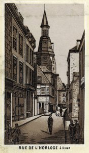 Utsikt over klokkegaten i Dinan (Cotes-d