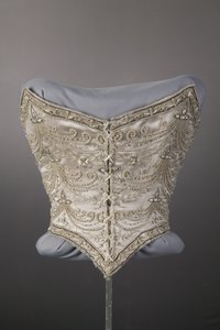 Brudekjole bodice av Unknown artist
