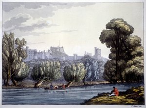Windsor Castle ved Themsen. av Unknown artist