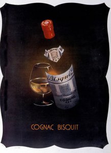 reklameplakat for Cognac Bisquit. 1932. av Unknown artist