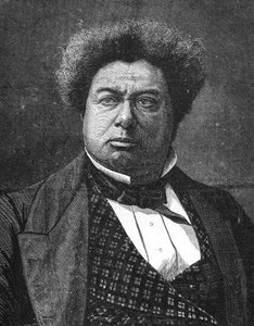 portrett Alexandre Dumas far. Fransk romanforfatter og dramatiker (1802 til 1870). av Unknown artist
