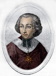 portrett Etienne de Loménie de Brienne (1727-1794), fransk prelat og politiker. Gravering fra 1866. av Unknown artist