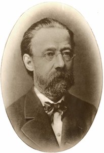 portrett av Bedrich Smetana (1824-1884), tsjekkisk komponist og pianist. av Unknown artist