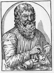 portrett av Hippokrates (460- rundt 377 f.Kr.), gresk lege. av Unknown artist