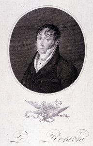 portrett av den italienske tenoren Domenico RONCONI av Unknown artist