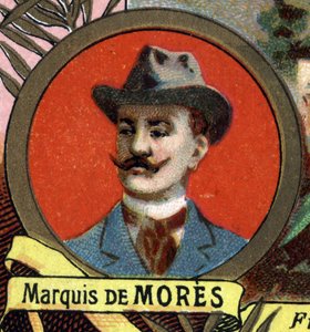 portrett av Marquis de Mores av Unknown artist